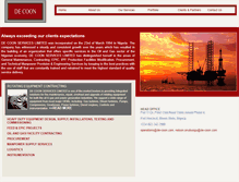 Tablet Screenshot of de-coon.com